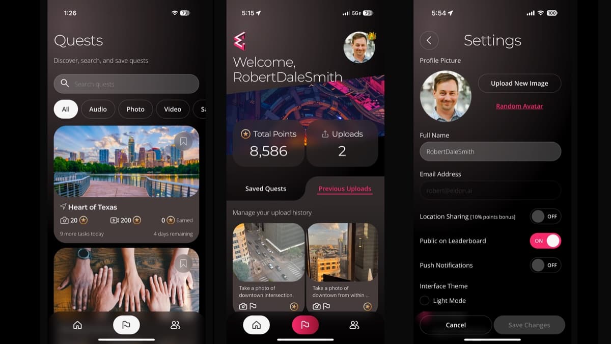 Eidon Progressive Web App